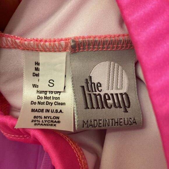 The Line up dance costume 2 piece hot Barbie pink CARLSBAD BIKETARD adult - S - Picture 8 of 8